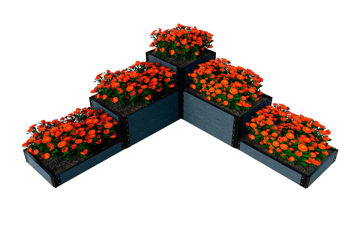 Теплая низкая грядка ДПК NauticPrime 3D 150х25х2950 mm