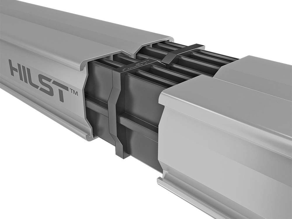 Соединитель алюминиевой лаги 60х40 HILST connector 3D PRO
