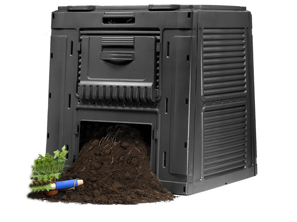 Компостер садовый Keter E-COMPOSTER объем 470 л из пластика для дачи