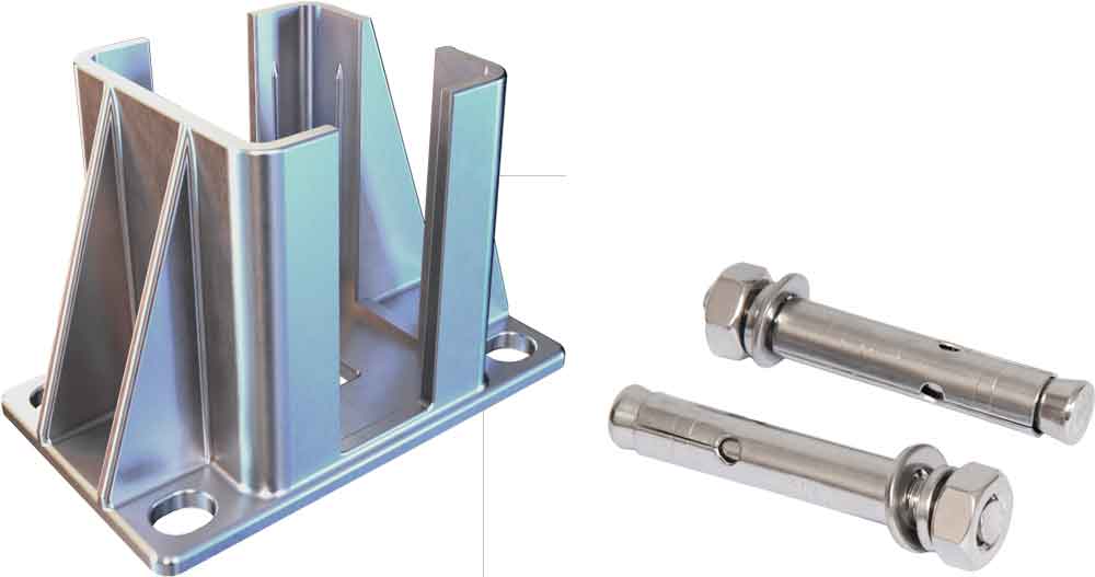 Кронштейн для столба заборного